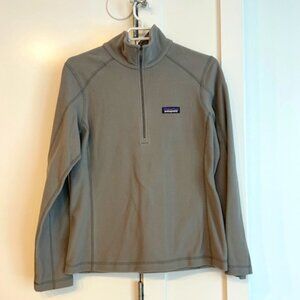 BNWT Patagonia Gray Fleece Quarter Zip Size Small